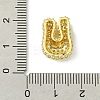 Rack Plating Brass Clear Cubic Zirconia Pendants KK-S378-01G-U-3