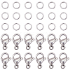 304 Stainless Steel Lobster Claw Clasps STAS-PH0019-51P-1