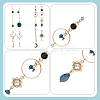 4 Set 4 Style Alloy Dangle Earrings & Stud Earrings EJEW-AN0004-88-3