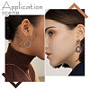 SUNNYCLUE 30Pcs Walnut Wood Stud Earring FIND-SC0003-92-5
