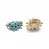 Alloy Enamel Pendants ENAM-N055-027D-NR-3
