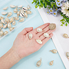 50Pcs Natural Cowrie Shell Pendants FIND-BBC0003-13-3