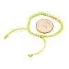 Polyester Cord Braided Bead Bracelets for Women BJEW-L698-01G-02-5