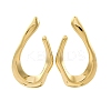 304 Stainless Steel Teardrop Stud Earrings EJEW-B108-13G-4