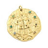 Real 18K Gold Plated PVD Vacuum Plating 304 Stainless Steel Pendants STAS-L278-003G-03-1