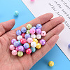 Opaque Acrylic Beads TACR-S154-61F-5