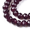 Baking Paint Imitation Jade Glass Bead Strands LS-DGLA-A034-J6MM-A02-3