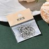 SHEGRACE Brass Hoop Earrings Findings XGR0156P-93P-6