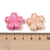 UV Plating Opaque Acrylic Beads MACR-L007-06C-3
