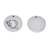 Non-Tarnish 304 Stainless Steel Charms STAS-T059-26P-Q-3