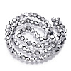 Electroplate Glass Bead Strands LS-EGLA-R094-4mm-15-2