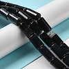 Natural Black Agate Beads Strands G-H295-E01-01-2