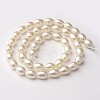 Eco-Friendly Glass Pearl Teardrop Beads Strands X-HY-O001-C-01A-2
