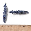 Natural Blue Spot Jasper Big Pendants G-H338-03P-05-3