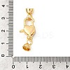 Brass Lobster Claw Clasps KK-U059-52G-01-3