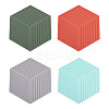 Hexagon PVC Hot Pads Heat Resistant Sets CF-TAC0001-09-1