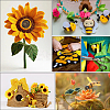 4Sets 3 Colors Non Woven Fabric DIY-CP0012-12B-4