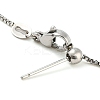 Non-Tarnish 304 Stainless Steel Add a Bead Adjustable Box Chains Bracelets for Women LS-BJEW-M307-01A-P-3