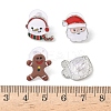 4Pcs Christmas Theme Alloy Enamel Stud Earrings EJEW-B068-02KCGG-02-3