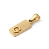 304 Stainless Steel Pendants LS-STAS-Z120-03G-G-2