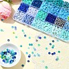 Winter Theme DIY Handmade Polymer Clay Disc Beaded Bracelets Making Kits DIY-YW0010-94-4