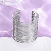 Iron Cuff Bangles BJEW-G741-05P-3