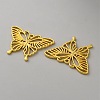 Butterfly Zinc Alloy Open Back Bezel Pendants FIND-WH0016-61B-G-2