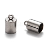 Tarnish Resistant 304 Stainless Steel Cord Ends X-STAS-M242-03-1