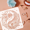 PET Hollow Out Drawing Painting Stencils DIY-WH0391-0123-3
