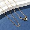 1/20 14K Gold Filled Cable Chain Necklaces for Women Men NJEW-Z068-02G-01-1