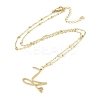 304 Stainless Steel Pendant Necklaces LS-NJEW-H029-02G-Y-2