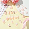 ABS Plastic Full Cover Press On False Nails DIY-CJC0006-15-5