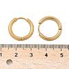 Ion Plating(IP) 304 Stainless Steel Huggie Hoop Earrings LS-EJEW-F111B-17mm-G-3