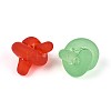 Frosted Transparent Acrylic Beads FACR-T008-01M-2