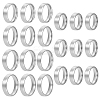 21Pcs 7 Styles Stainless Steel Finger Rings for Women RJEW-NB0001-05P-1