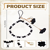 1Pc Crystal Flower Charm Moblie Straps AJEW-LP0005-01B-2