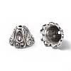 Tibetan Style Alloy Bead Caps TIBEB-EA9700YKG-AS-LF-2