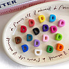 Opaque Acrylic European Beads OACR-M027-01D-1