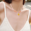 50Pcs 5 Colors Opaque Resin Pendants RESI-SC0036-55-5