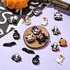 20Pcs 10 Styles Halloween Themed Food Grade Eco-Friendly Silicone Focal Beads SIL-CJ0002-54-5