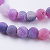Natural Weathered Agate Beads Strands X-G-G589-6mm-06-3