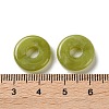 Resin Imitation Gemstone Donut/Pi Disc Charms RESI-A035-04-3