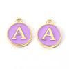Golden Plated Alloy Enamel Charms LS-ENAM-S118-10A-1