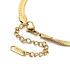 Ion Plating(IP) 304 Stainless Steel Herringbone Chain Necklace for Men Women LS-NJEW-E076-03C-G-3