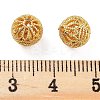 Rack Plating Brass Beads KK-S377-13G-3