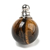 Natural Tiger Eye Perfume Bottle Pendants G-K338-22P-07-1