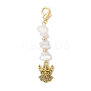 Tibetan Style Alloy Angel Pendant Decorations HJEW-JM03838-03-2