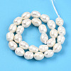 Natural Cultured Freshwater Pearl Beads Strands PEAR-N012-05Y-2