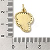 Brass Micro Pave Cubic Zirconia Pendants KK-K354-02G-F-3