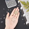120Pcs 3 Style 304 Stainless Steel Linking Rings STAS-UN0026-33-3